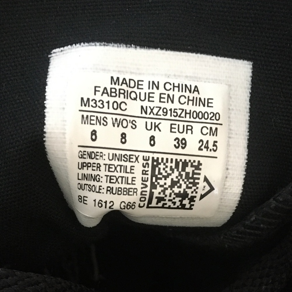 Converse Black Hi-Tops - Picture 4 of 4